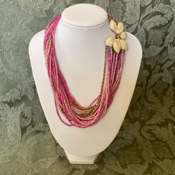 1940's Sandor Multi Strand Bead Necklace - Picture 12 of 12